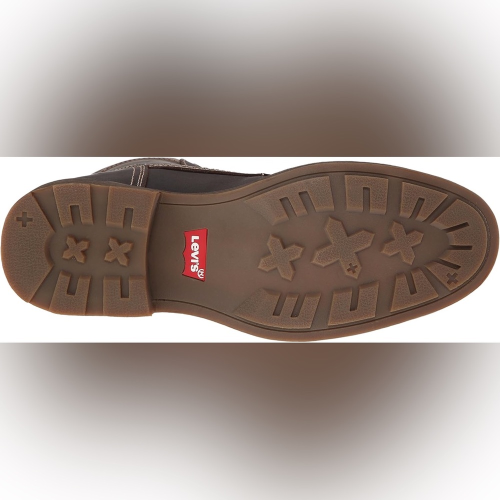 Levi's Men's Lex II Lace-Up Chukka Boots Dark Brown Size 13 NEW IN BOX - Picture 5 of 6